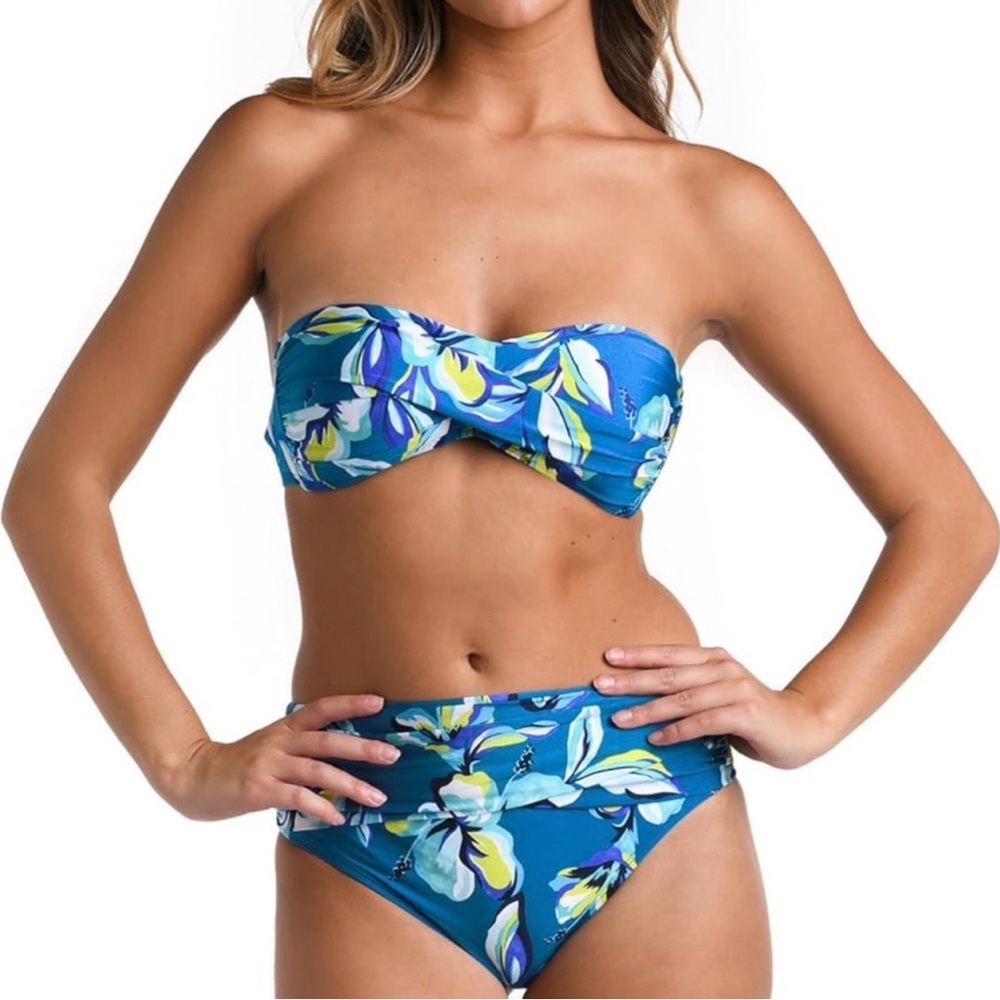 La Blanca ISLAND GODDESS TWIST BANDEAU TOP - Fiji